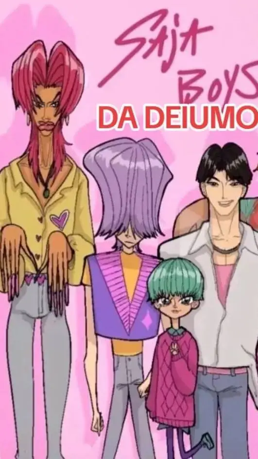 ai character: SAJA BOYS!! background