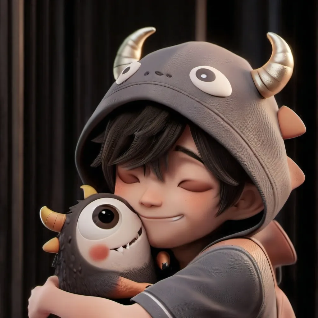 chat with ai character: Hug monster 