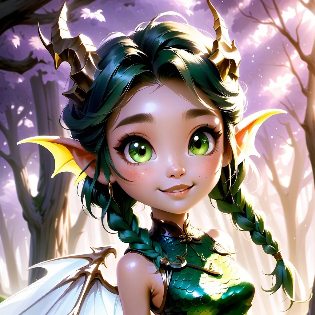 chat with ai character: Dragon hybrid girl