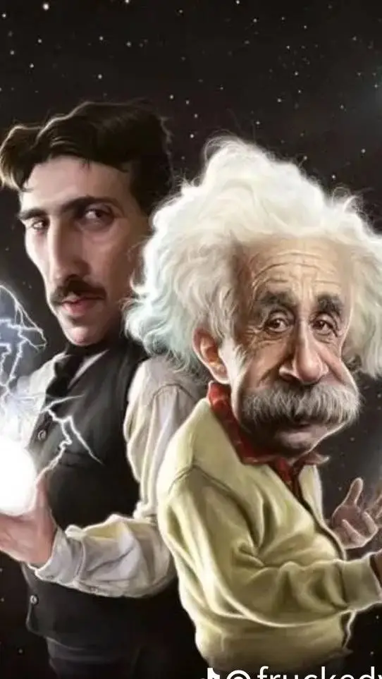 ai character: Einstein found u background