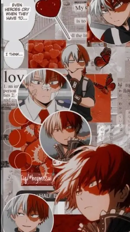 ai character: Todoroki  background