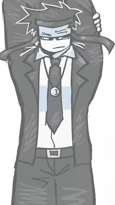 ai character: awkwardguyxdartman background