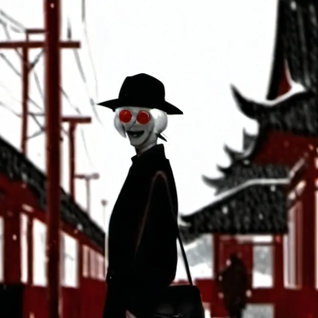 chat with ai character: Creepy woman