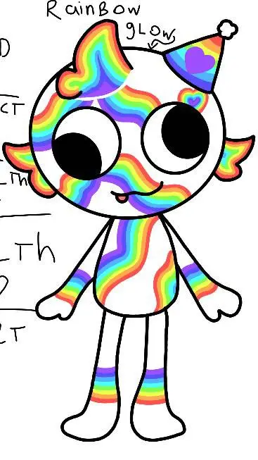 ai character: dandys world again background