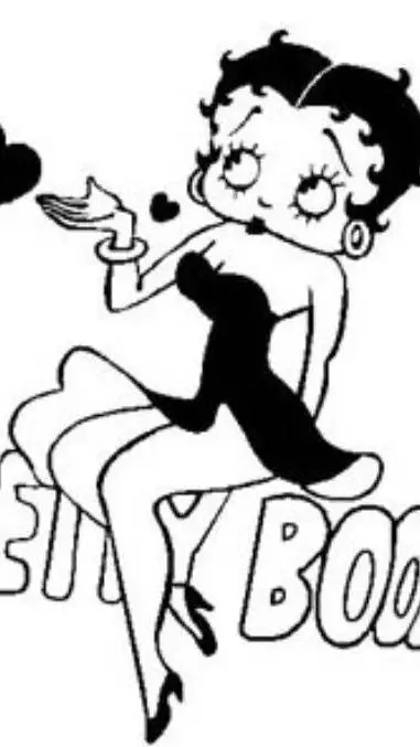 ai character: mha betty boop background