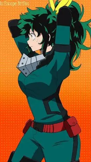 ai character: female deku background