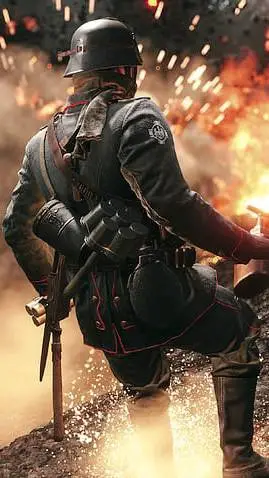 ai character: German WW1 soldier background