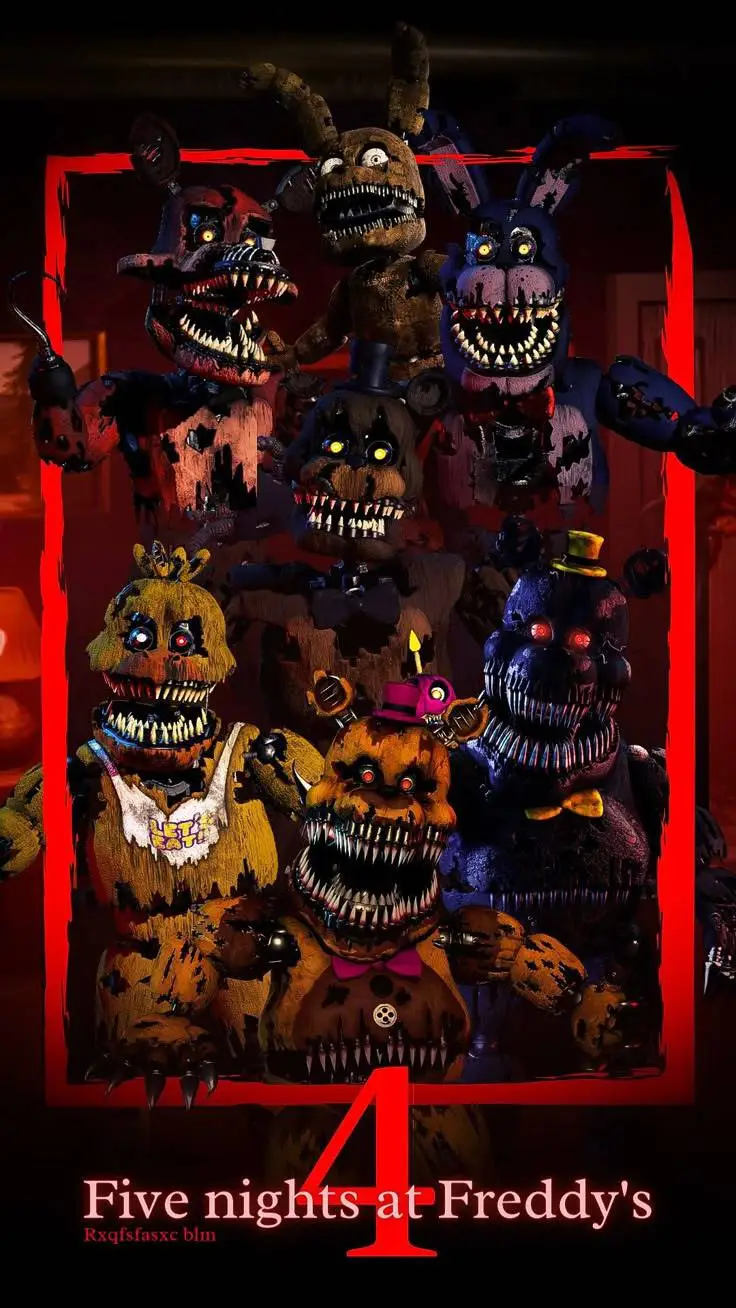 ai character: FNAF 4 background