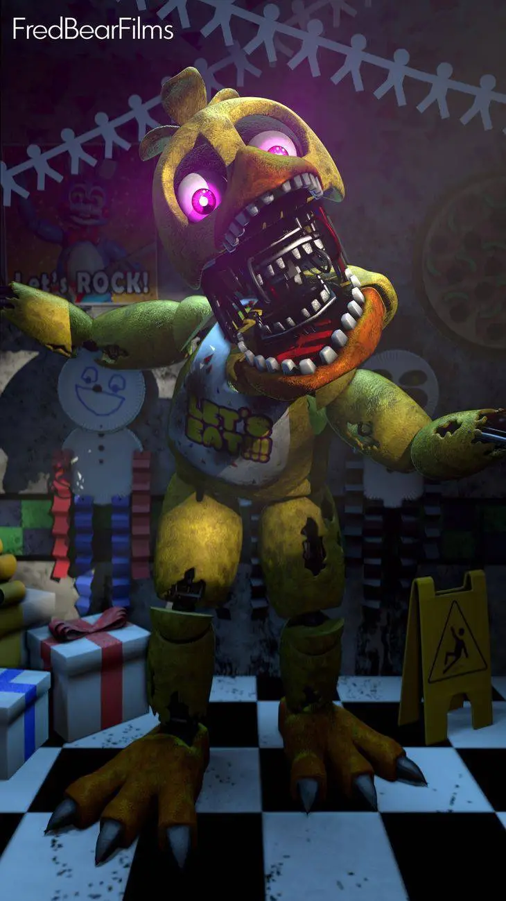 ai character: Withered Chica background