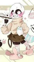 ai character: Ccino!Sans background