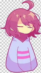 ai character: Frisk CANON background