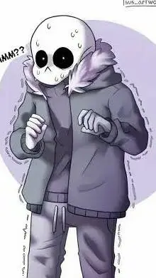 ai character: anxiety! Sans background