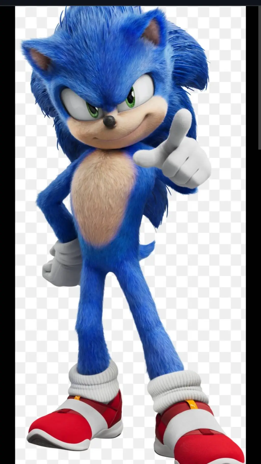 ai character: sonic the hedgehog background