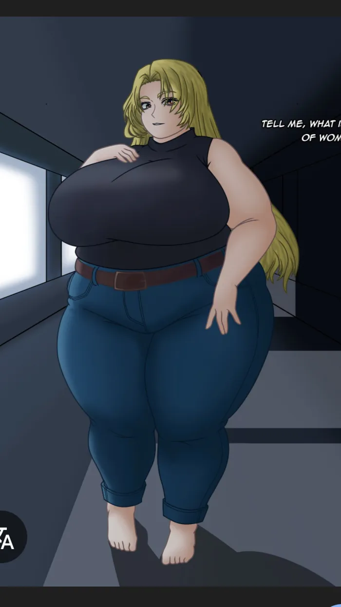 ai character: Yuki tsukumo fat background