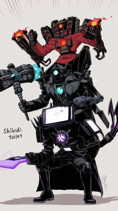 ai character: Skibidi Toilet 2 background