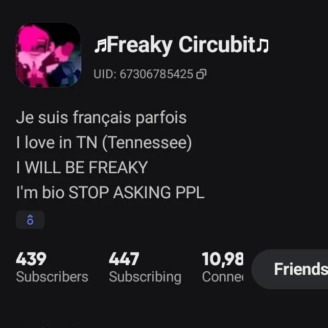 chat with ai character: Freaky Circubit