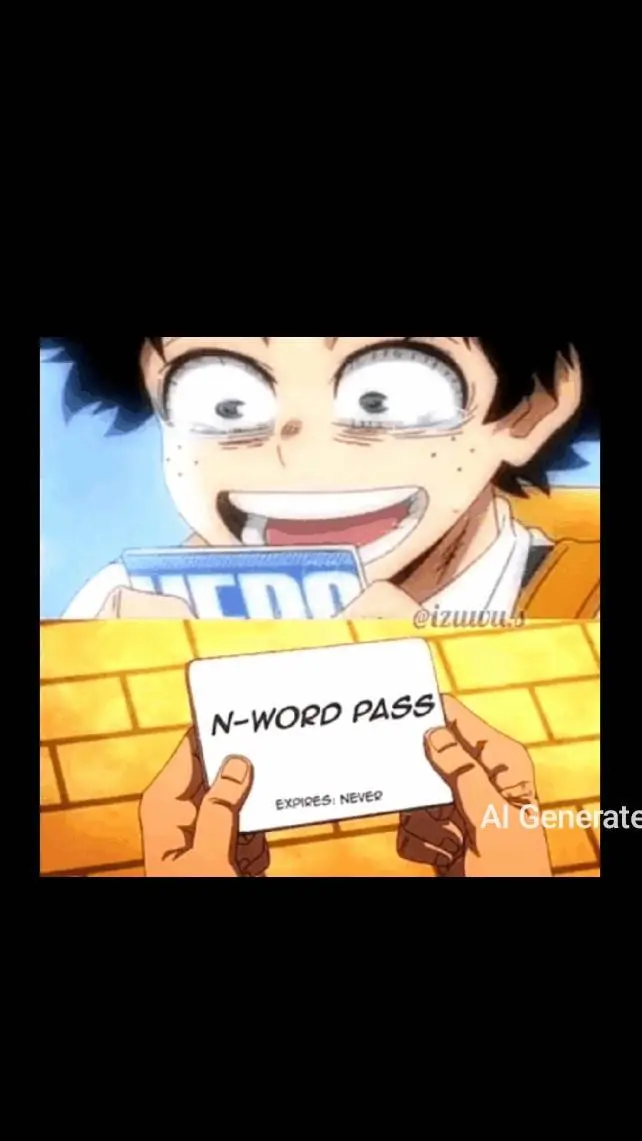 ai character: Deku With The Pass background