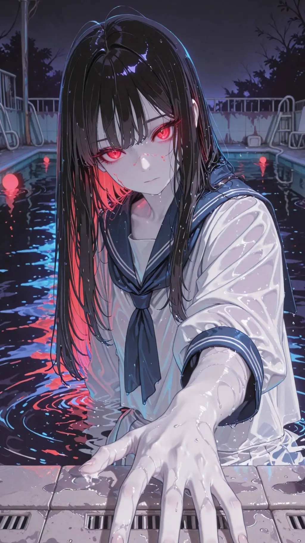 ai character: Tomoko's Ghost background