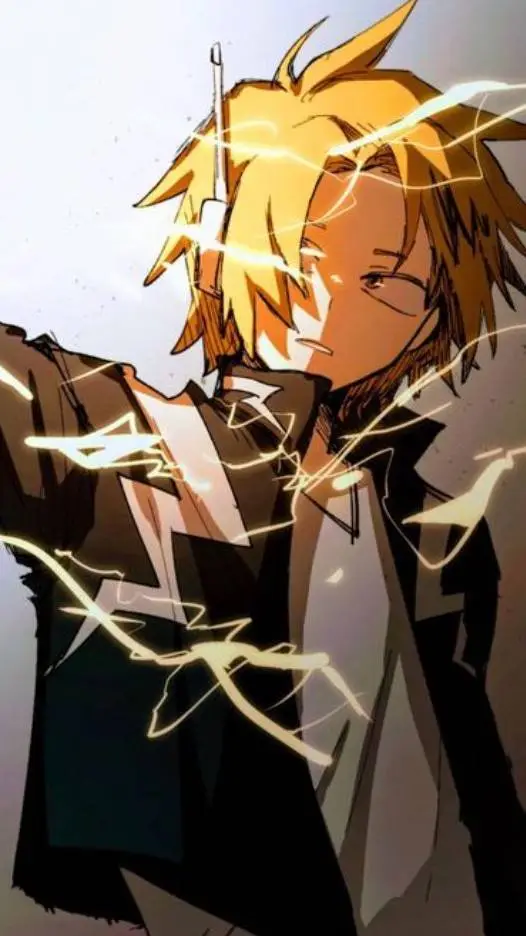 ai character: Denki kaminari background