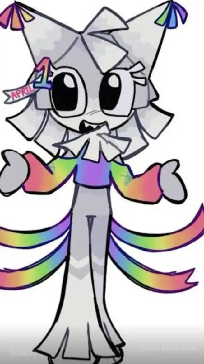 ai character: April Yatta  background