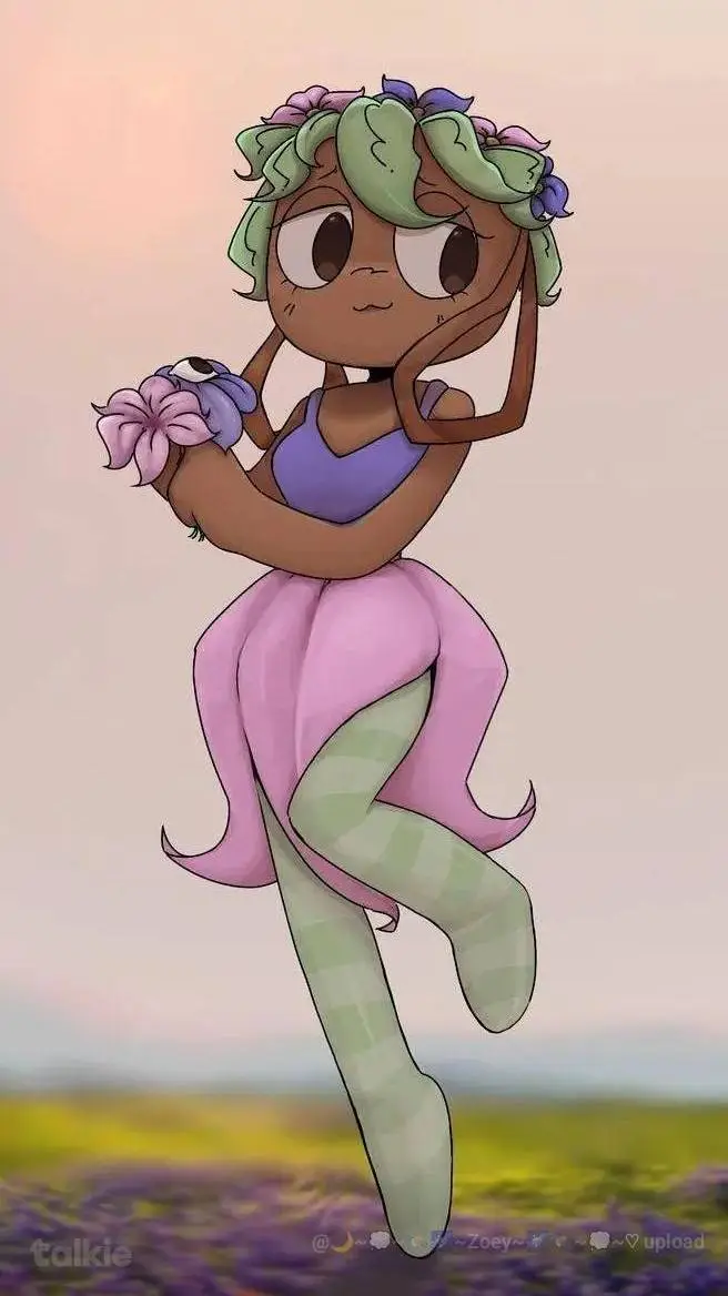 ai character: Coco Scared Bassie background