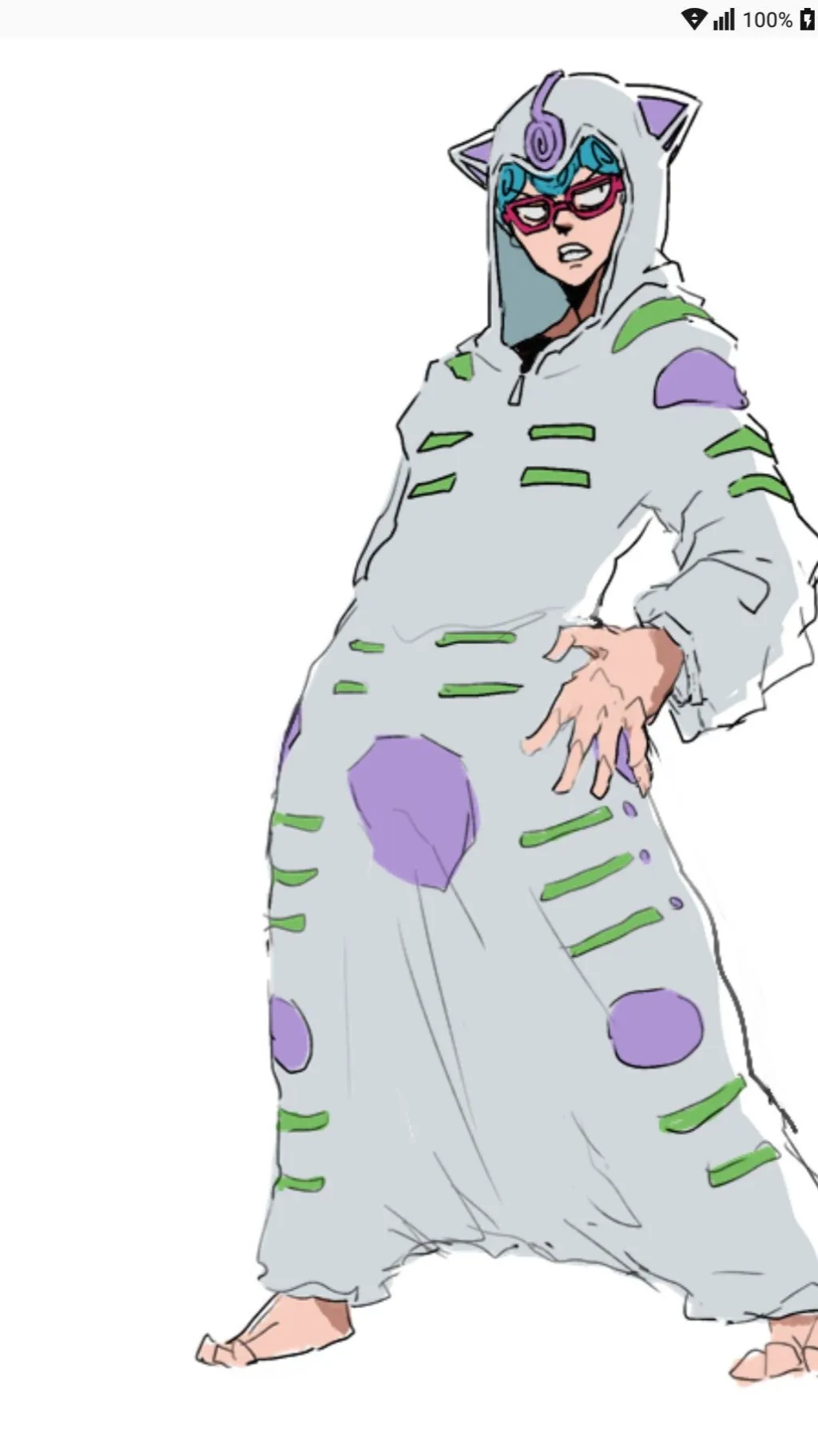 ai character: Ghiaccio background