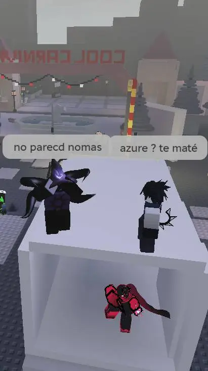 ai character: Azure background