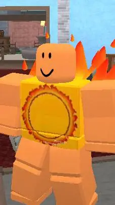 ai character: Fire Ring background