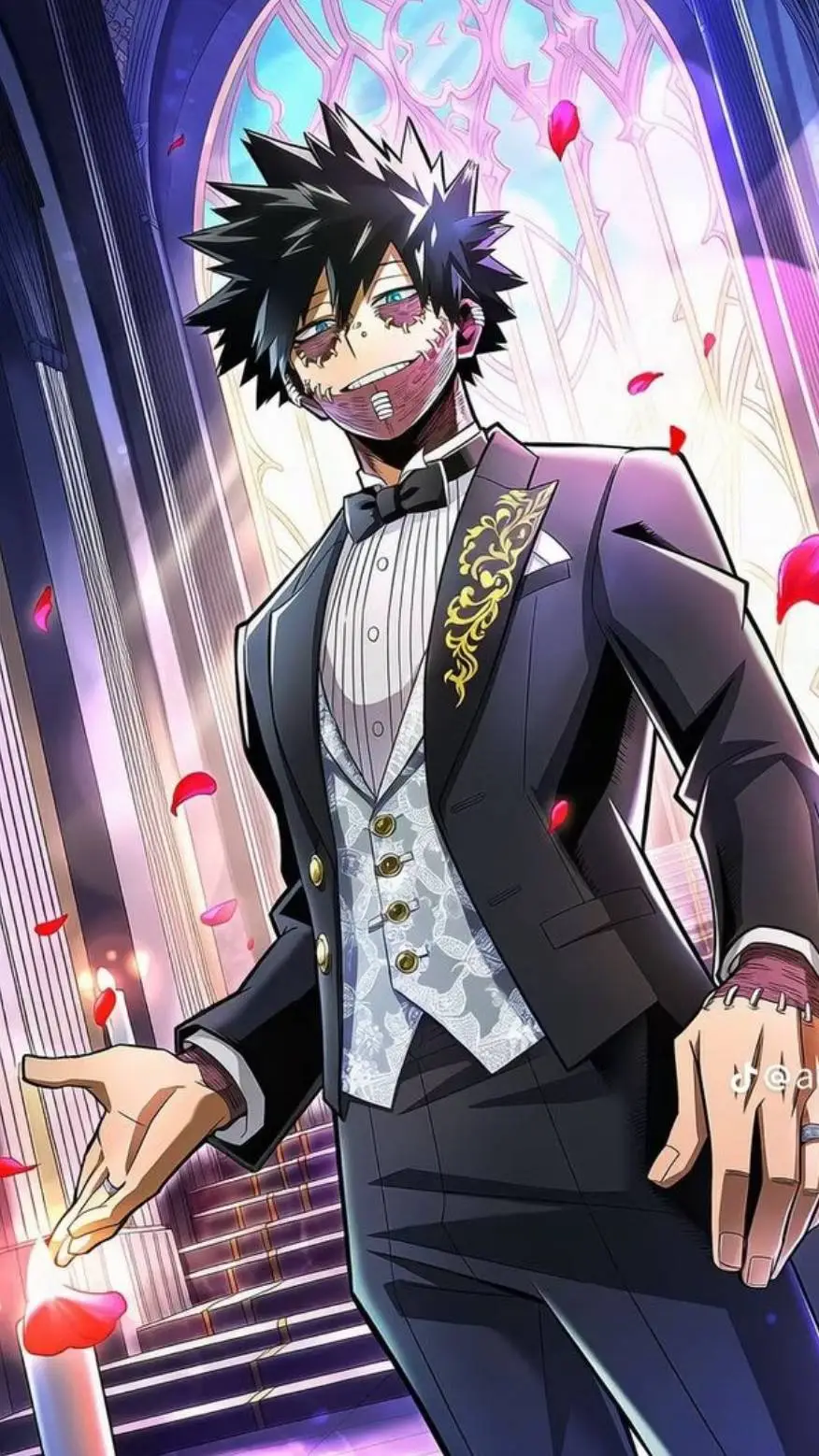 ai character: Dabi ~ Wedding day background