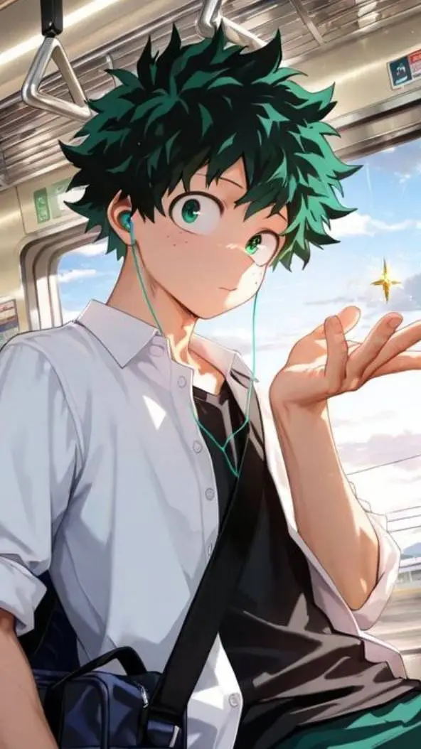 ai character: Izuku Midoriya  background
