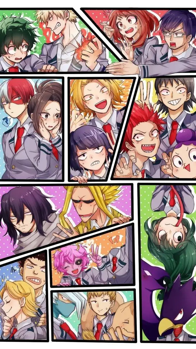 ai character: Mha ~ Incident  background