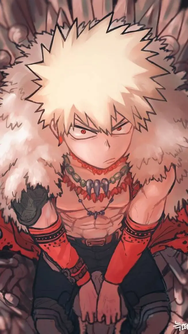ai character: Bakugo ~ Fantasy  background