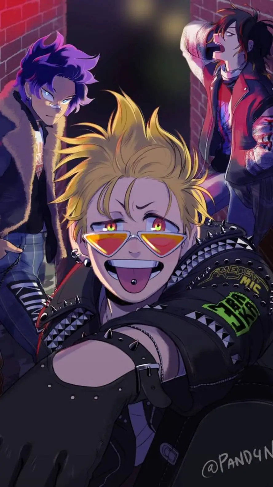 ai character: EraserCloudMic  background