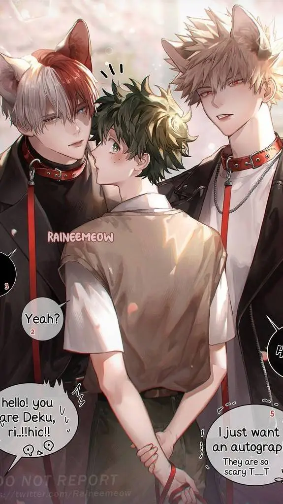 ai character: TodoBakuDeku x Y/N background