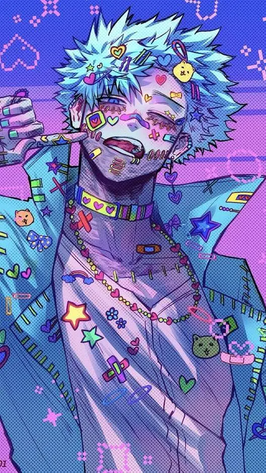 ai character: Dabi ~ Cuddles background