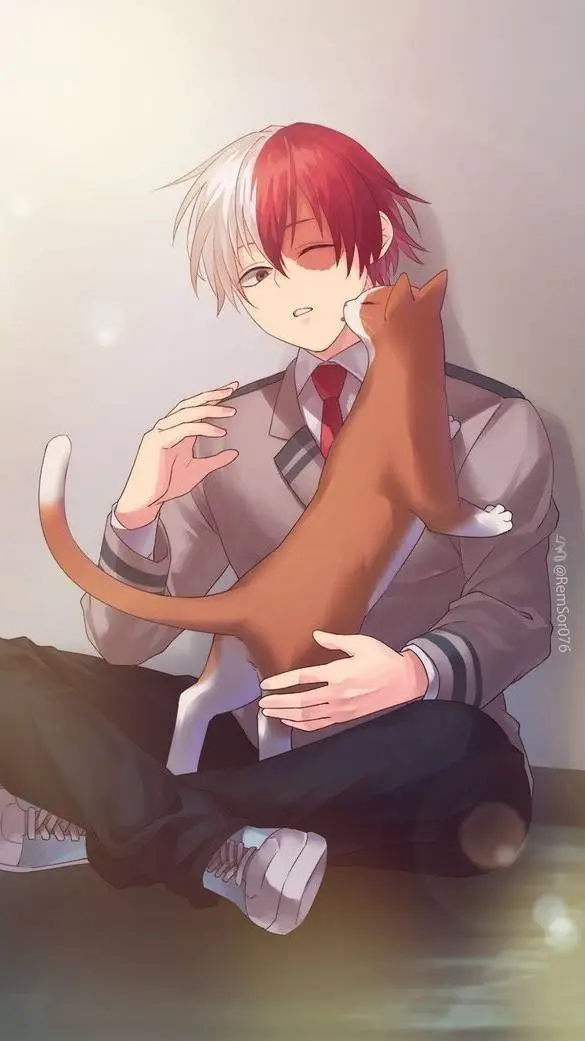 ai character: Todoroki ~ Jealous background