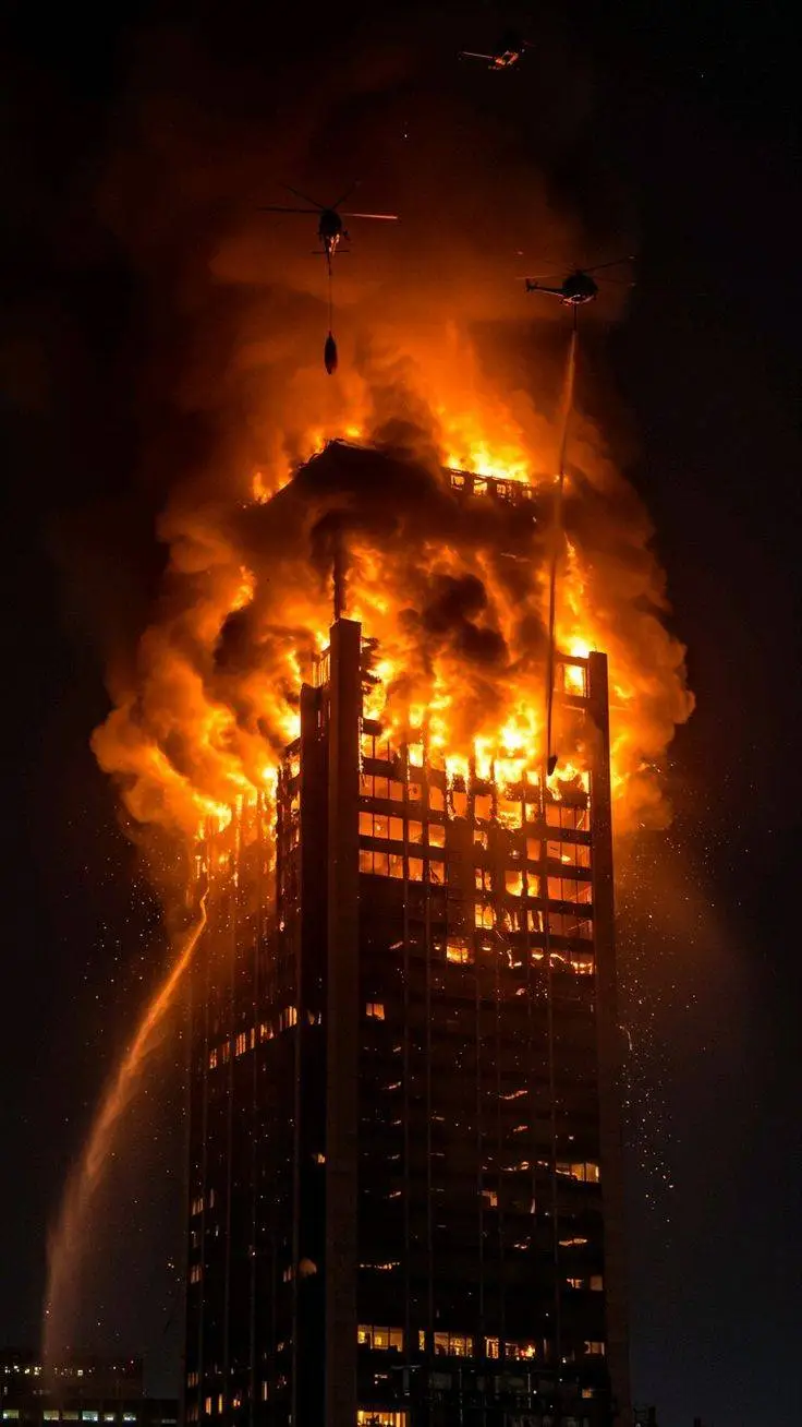 ai character: MHA ~ Fire background