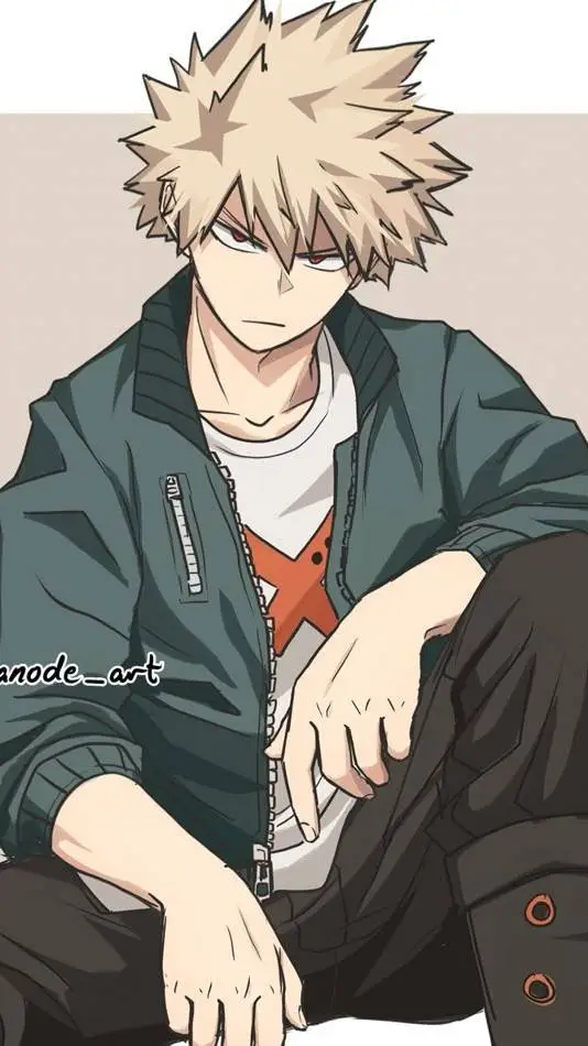 ai character: Katsuki Bakugo  background