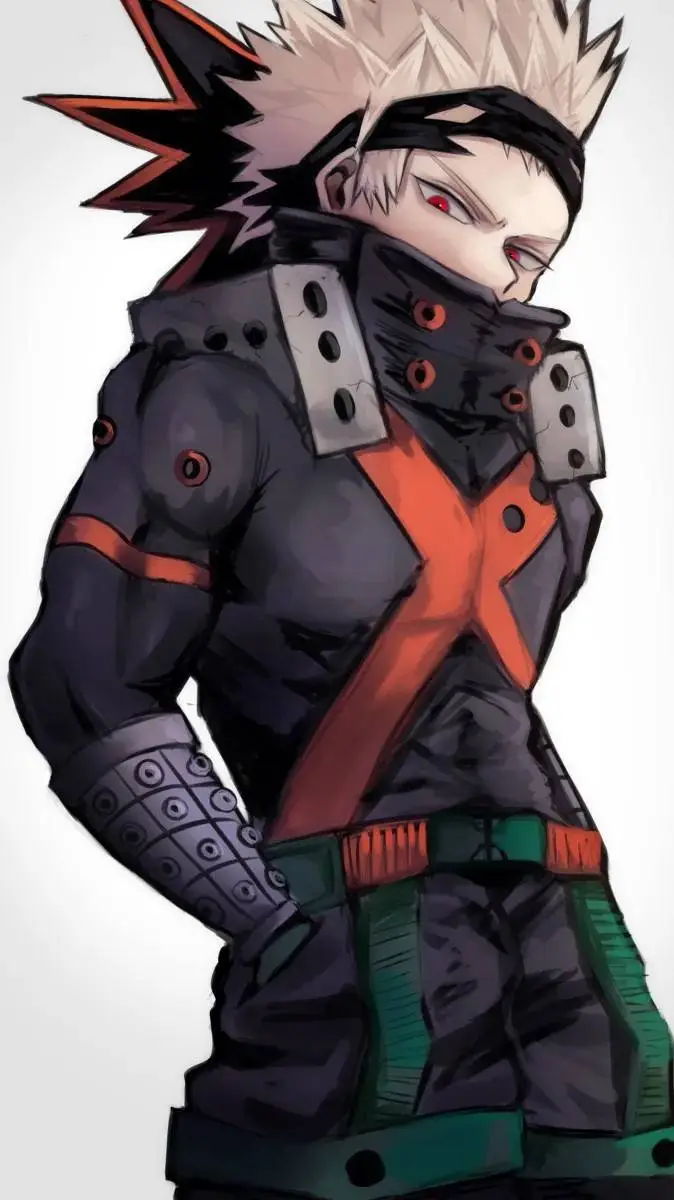 ai character: Katsuki Bakugo  background