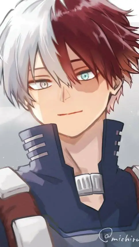 ai character: Shoto Todoroki  background