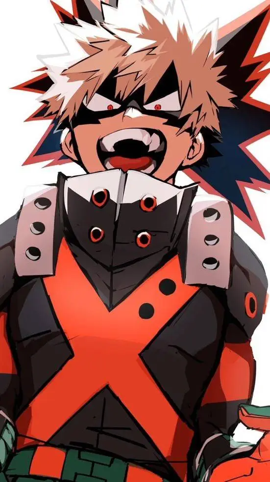ai character: Katsuki Bakugo  background
