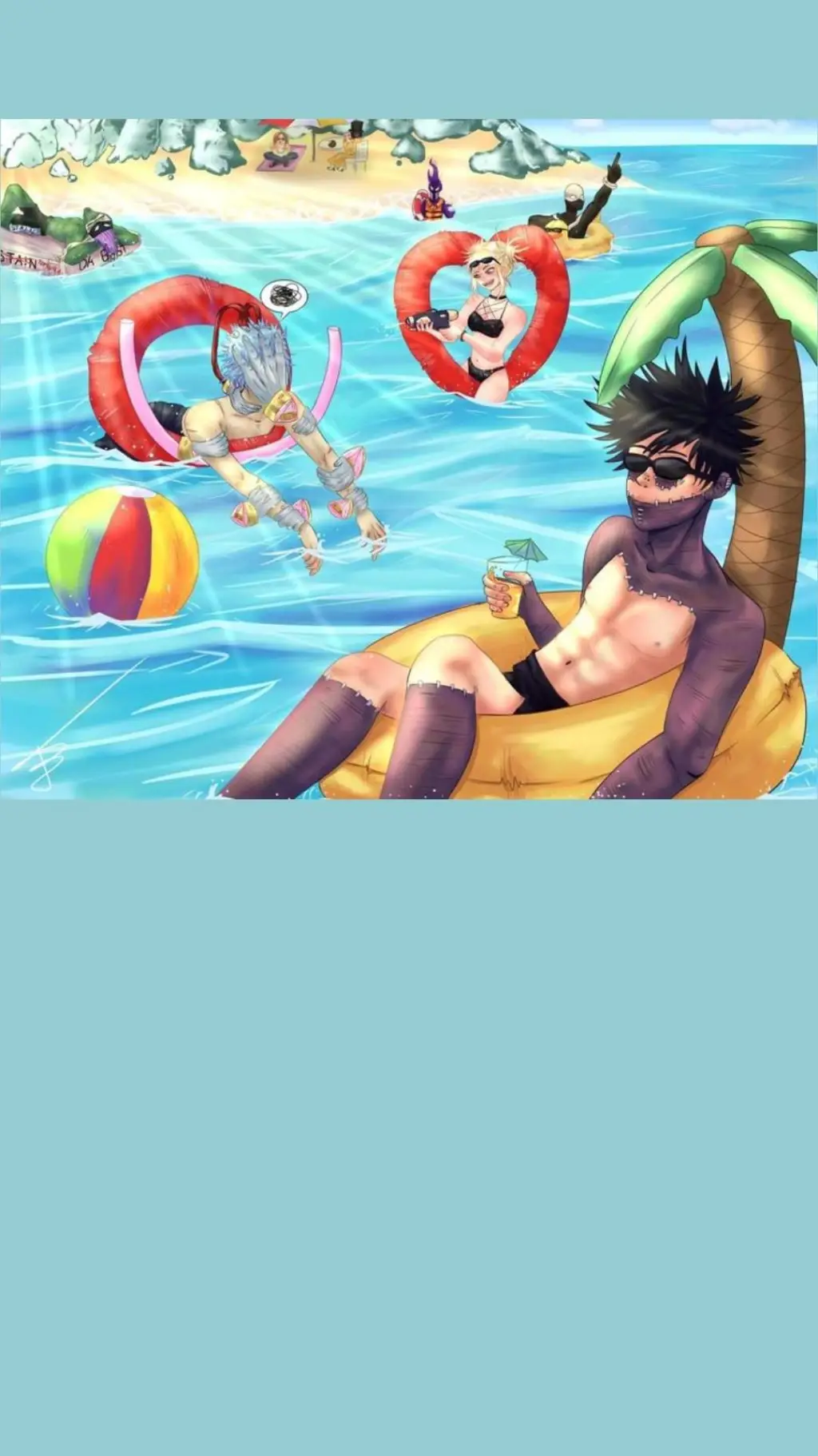 ai character: LOV ~ Beach background