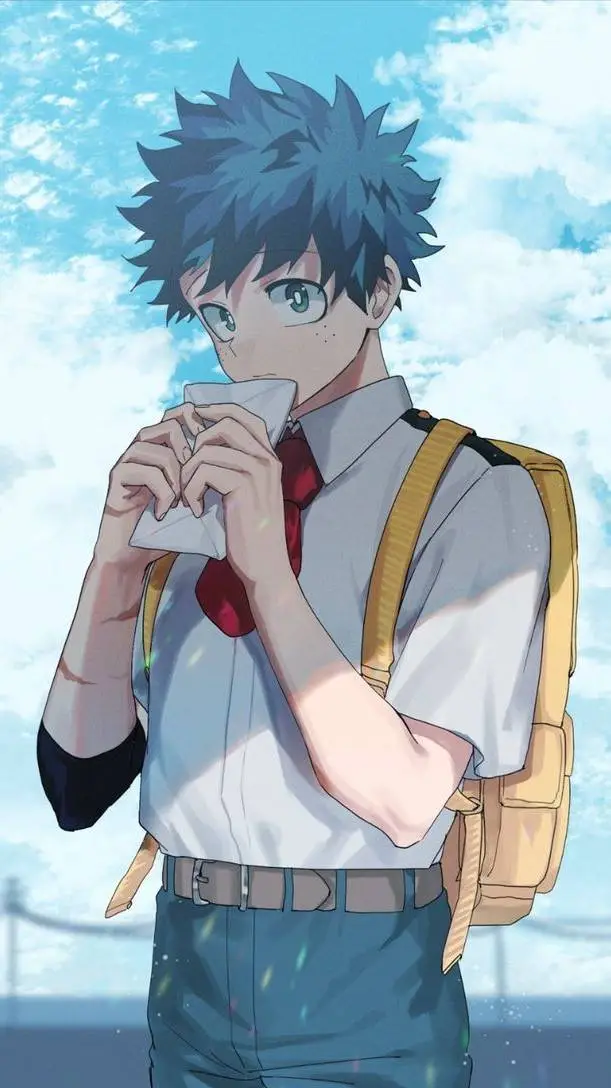 ai character: Deku ~ Love letter background