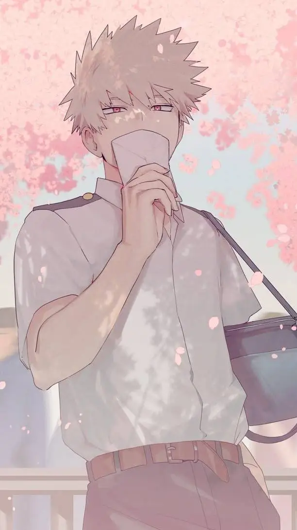 ai character: Bakugo ~ Letter background