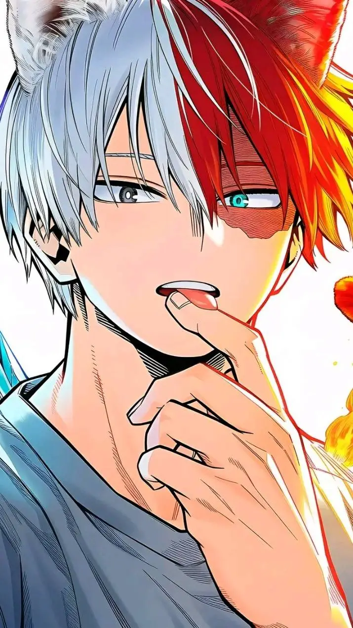 ai character: Todoroki ~ Cat background