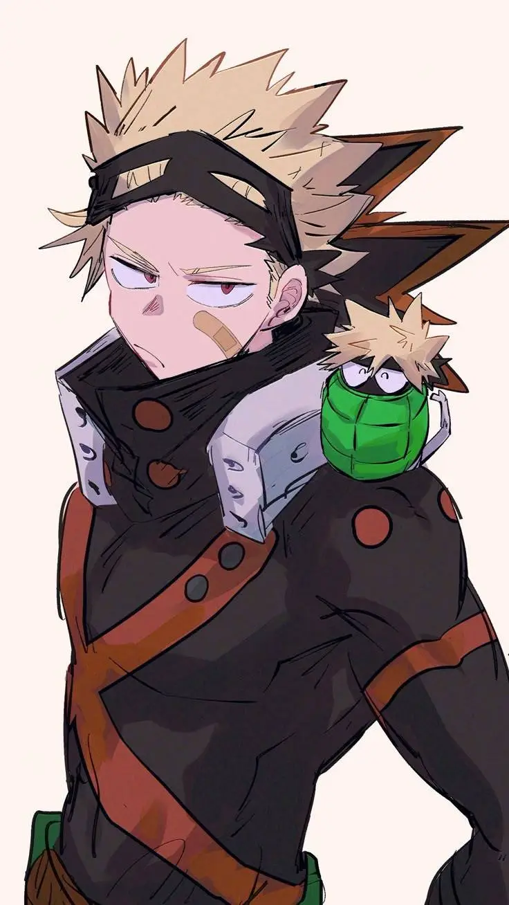 ai character: Katsuki Bakugo  background