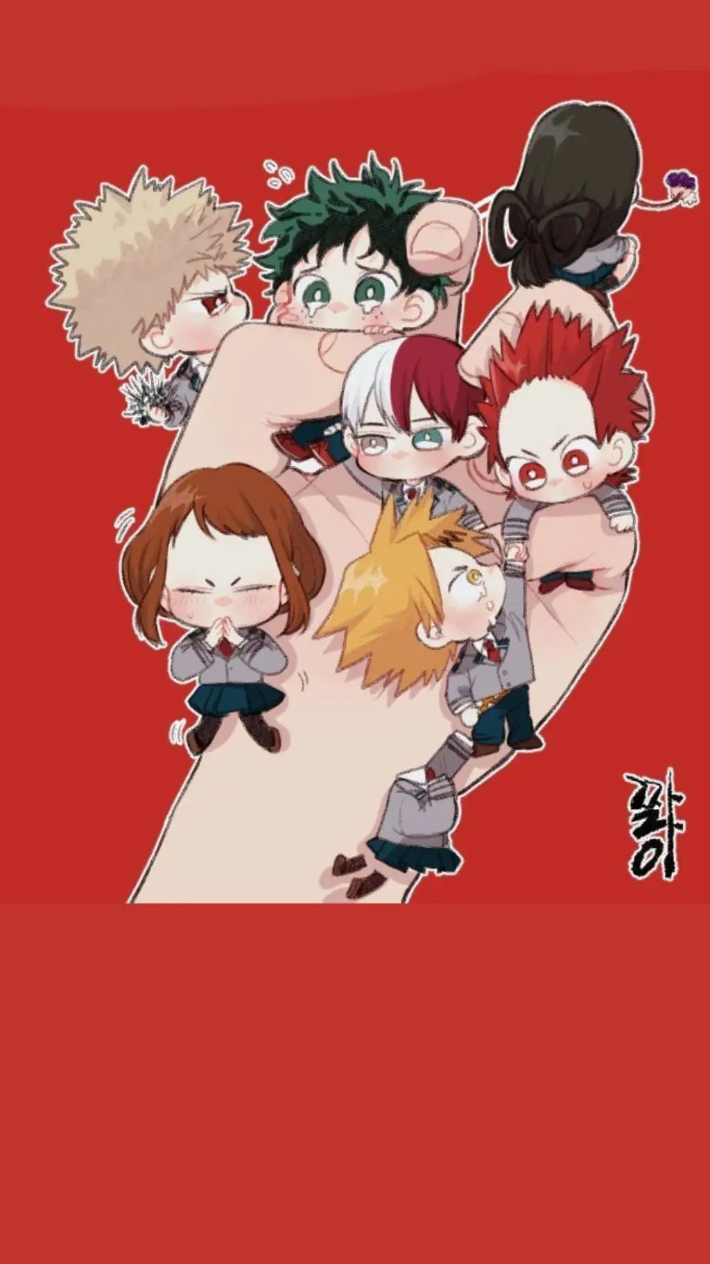 ai character: MHA ~ Beach background