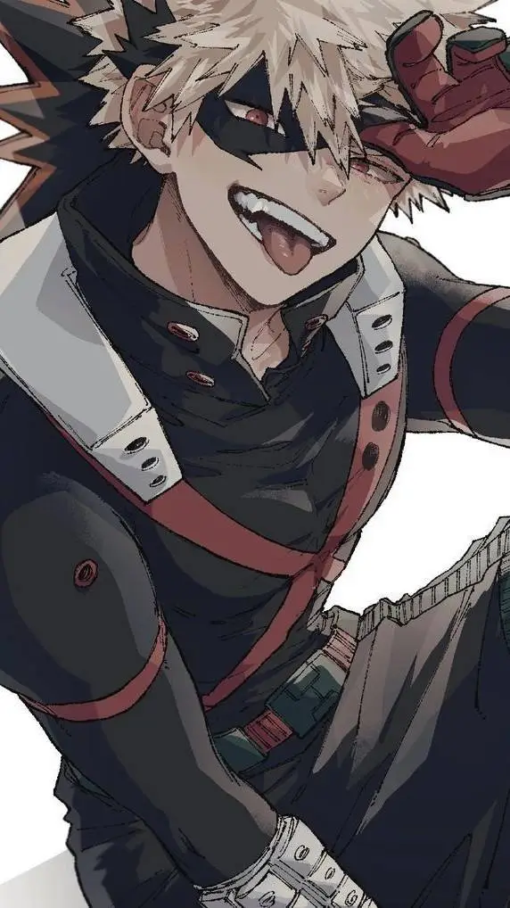 ai character: Katsuki Bakugo  background