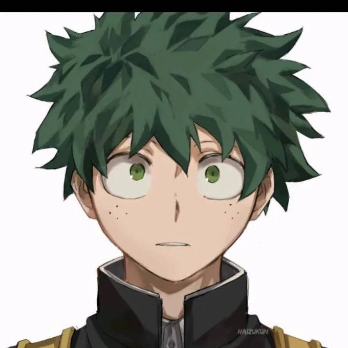chat with ai character: Deku middle school