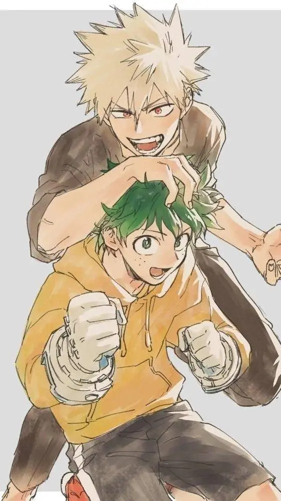 ai character: BakuDeku ~ Dads background
